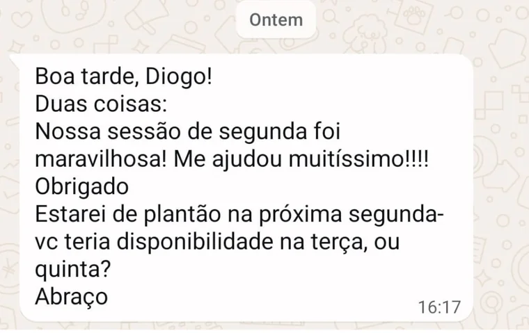 Depoimento — Profissional da saúde, 58 anos